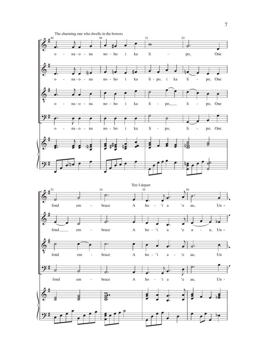 Mahalo Piha (A Medley of 