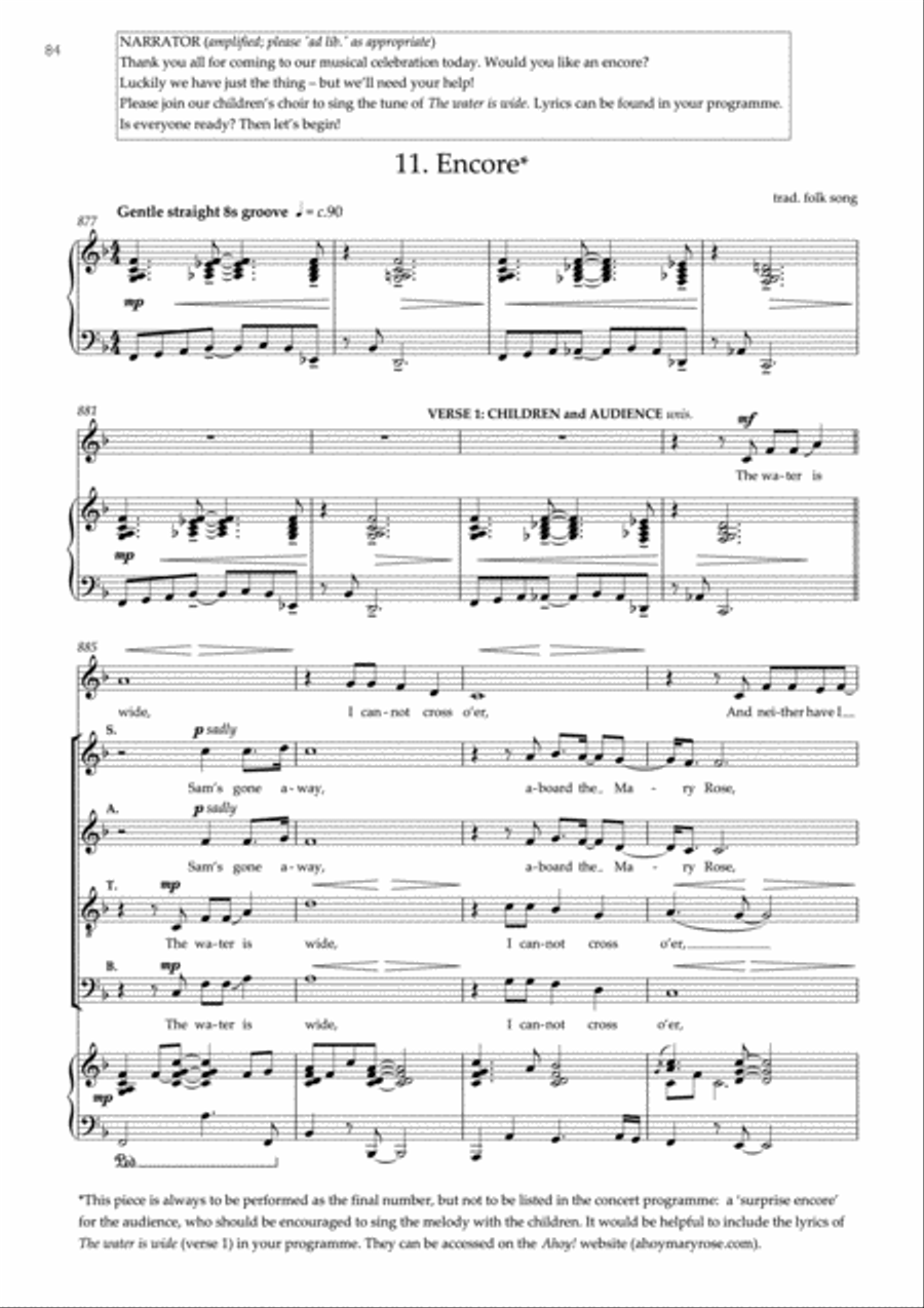 Ahoy! Sing for the Mary Rose 4-Part scores gallery preview page 4