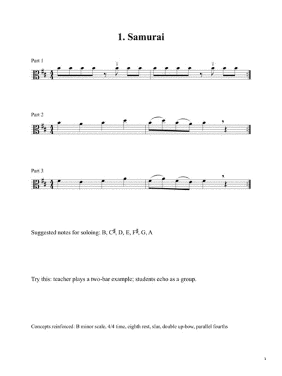 Improvisation for Viola Made Easy Viola Solo scores gallery preview page 4