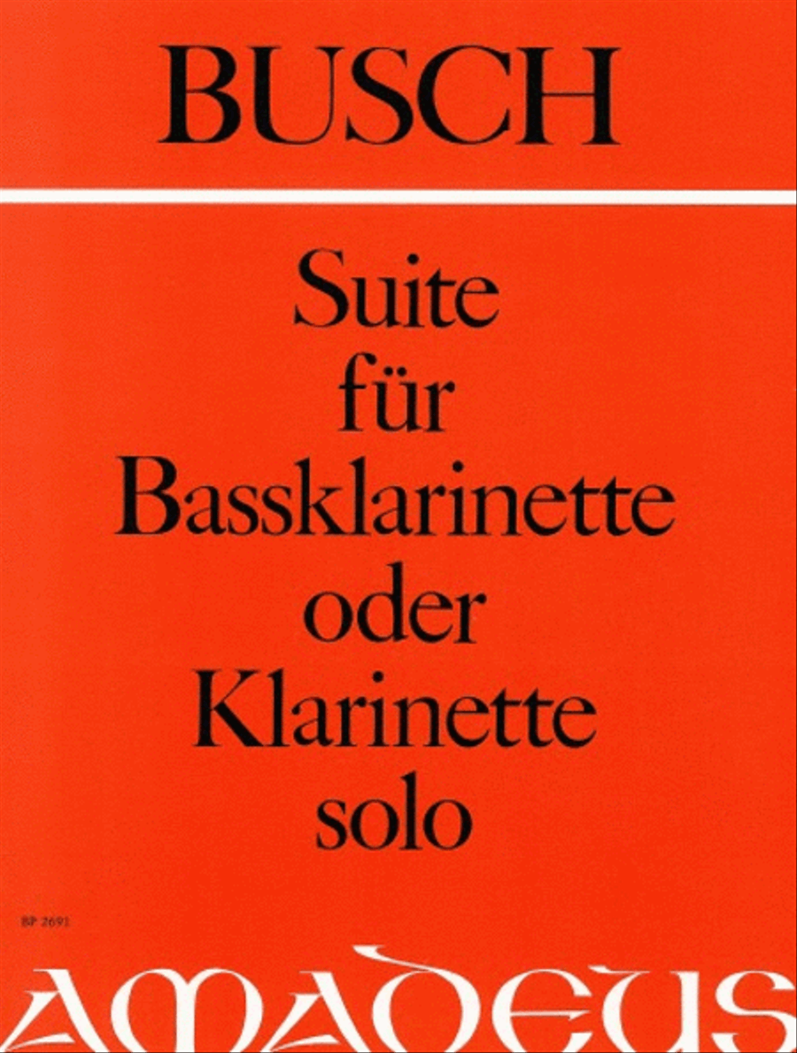 Suite op. 37a Bass Clarinet scores gallery preview page 1