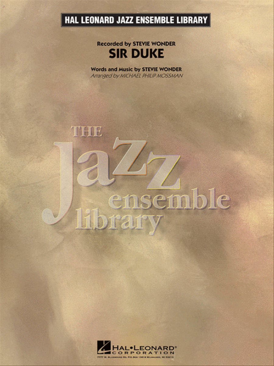 Sir Duke Jazz Ensemble scores gallery preview page 1