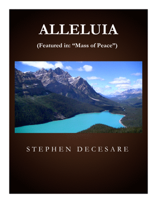 Book cover for Alleluia (from "Mass of Peace")