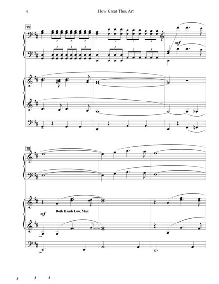 How Great Thou Art (Piano-Organ Duet)