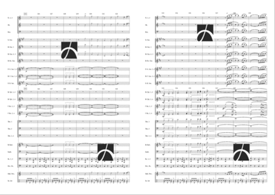 Spanish Eyes Concert Band scores gallery preview page 10