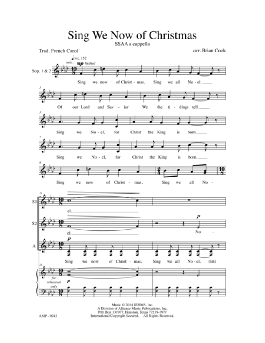Sing We Now of Christmas Sing We Now of Christmas SSAA scores gallery preview page 11