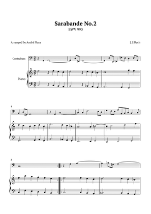 Sarabande No.2 BWV 990