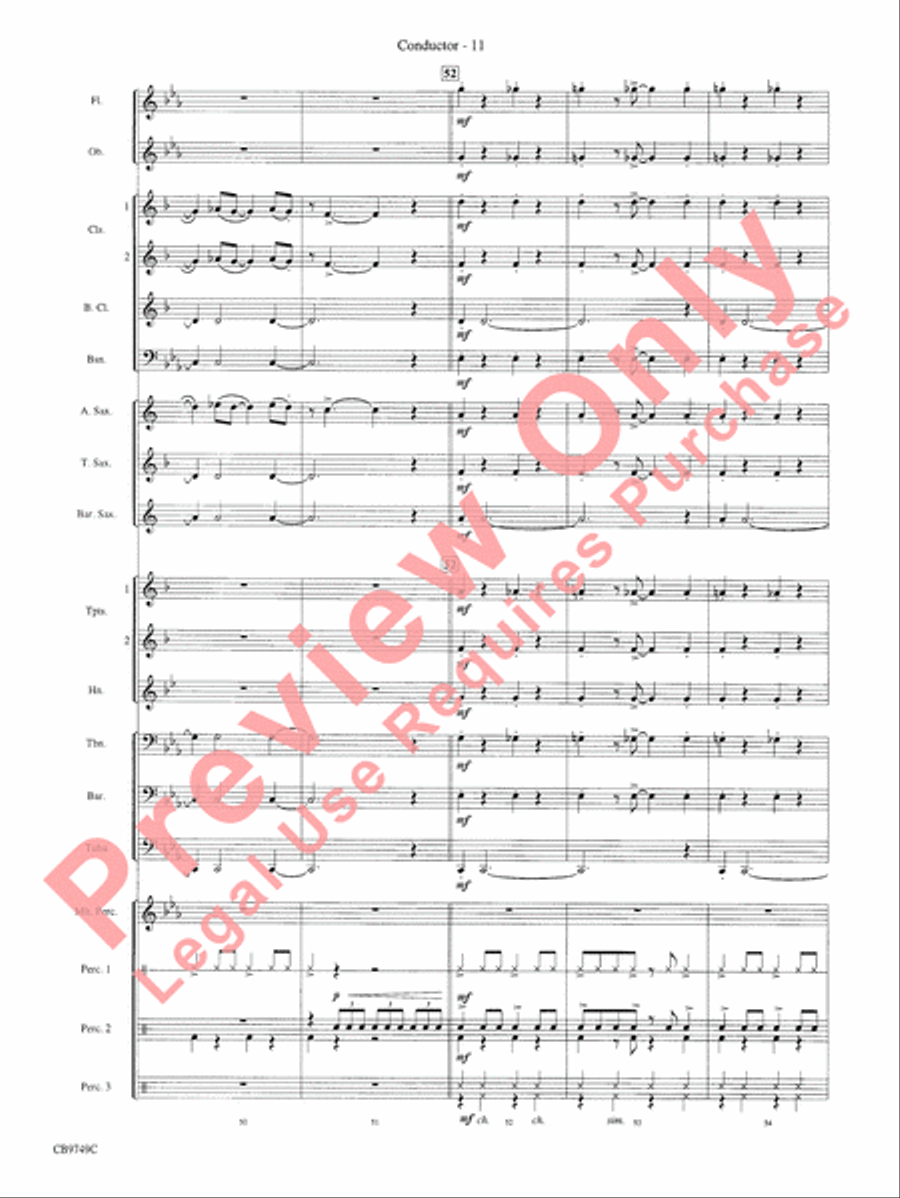 Sing, Sing, Sing Sing, Sing, Sing Concert Band scores gallery preview page 13