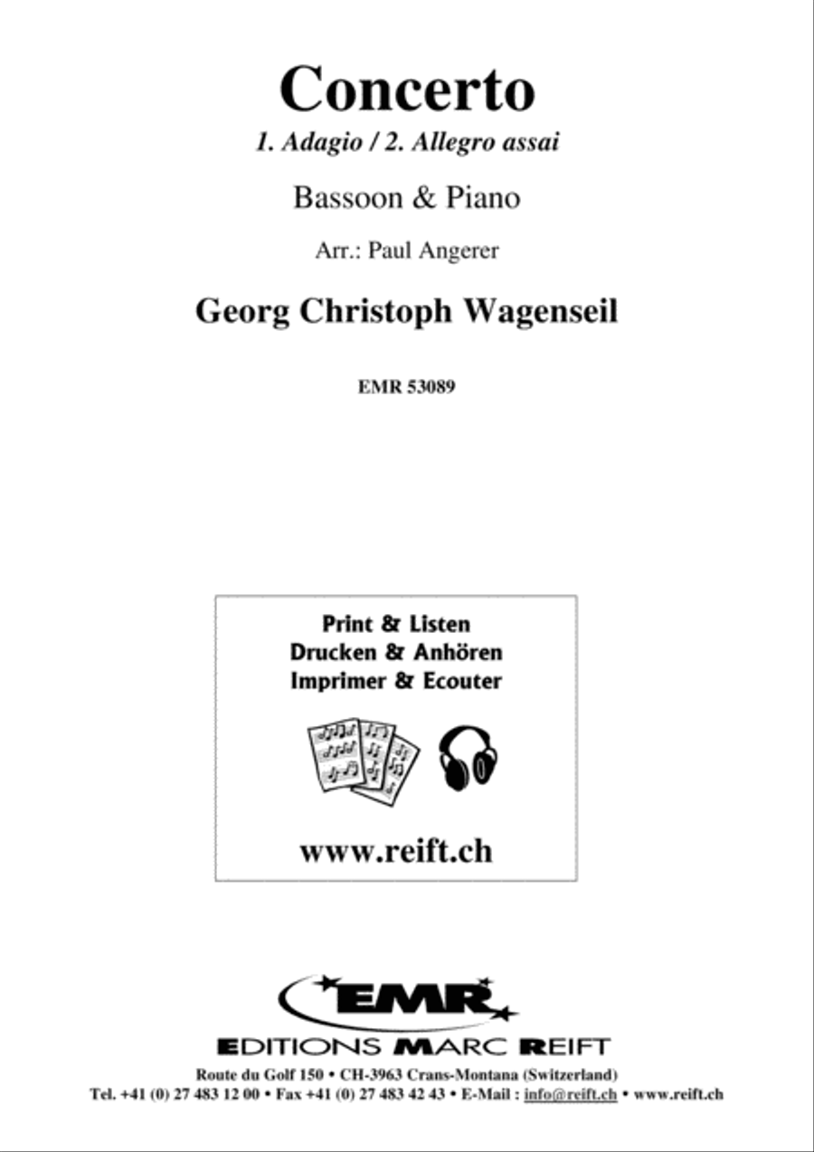 Concerto Bassoon Solo scores gallery preview page 2