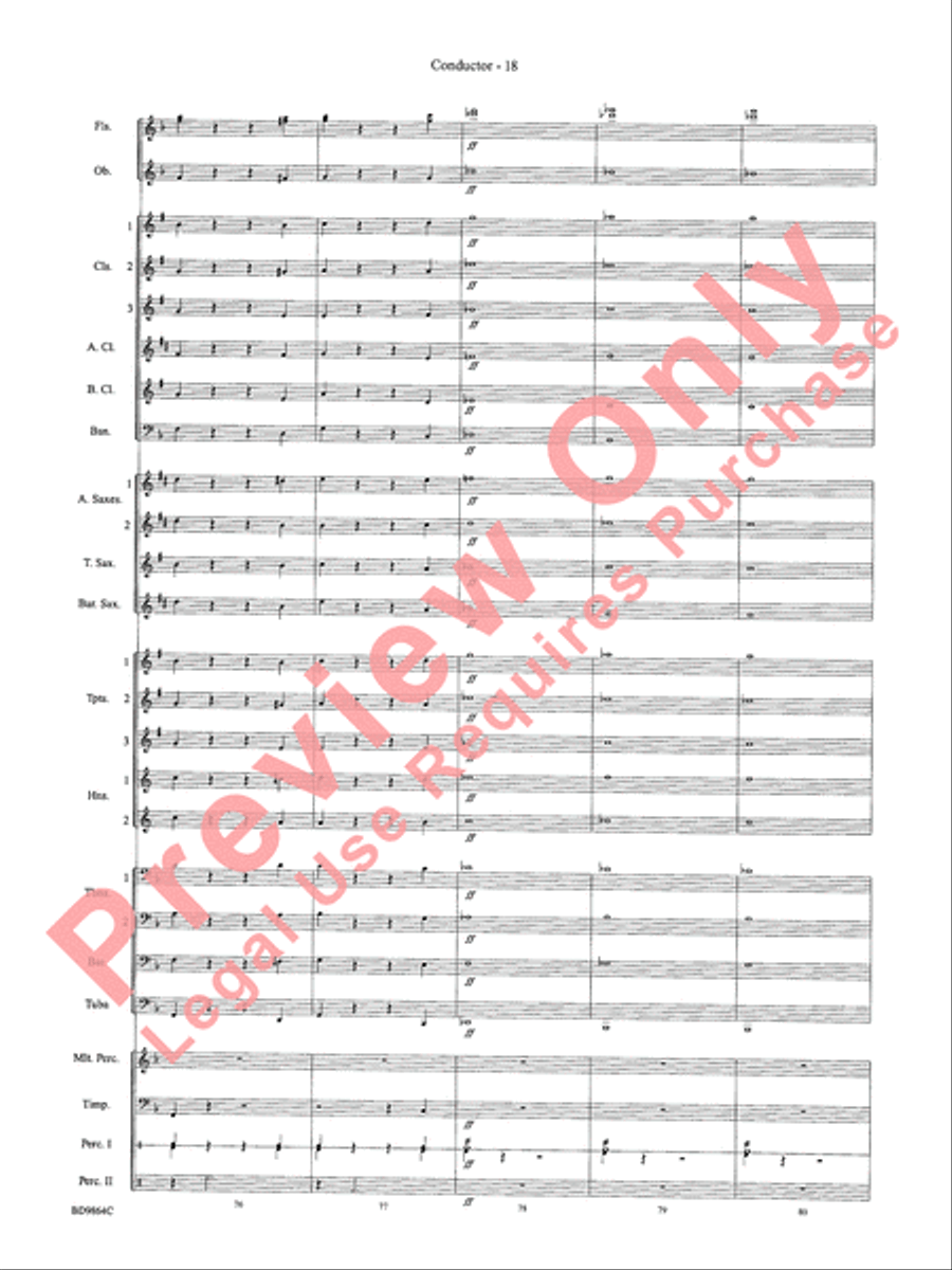 Morning Madness Morning Madness Concert Band scores gallery preview page 21