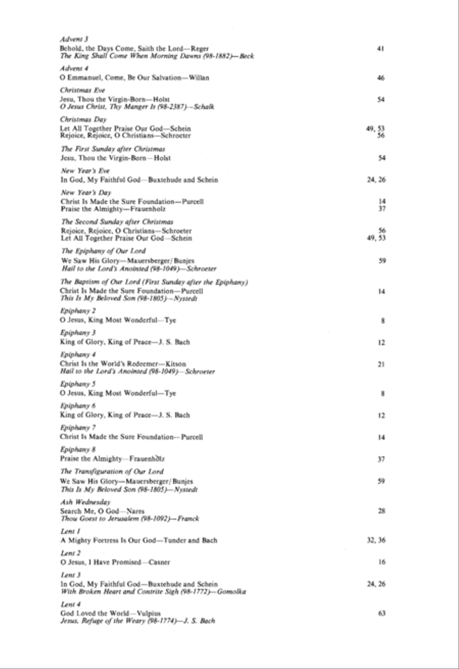 The Church Choir Book, Set II 4-Part scores gallery preview page 4