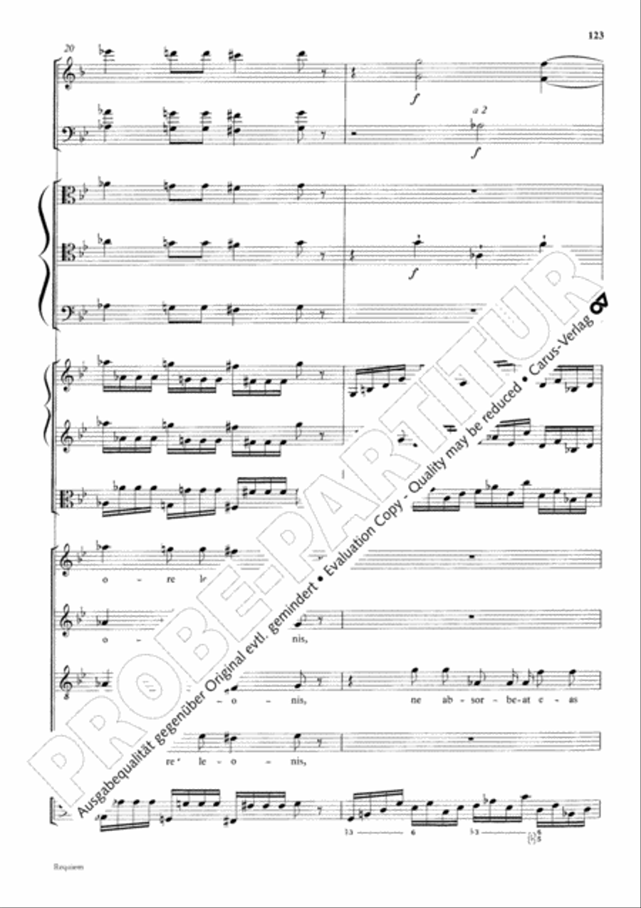 Requiem Requiem 4-Part scores gallery preview page 130