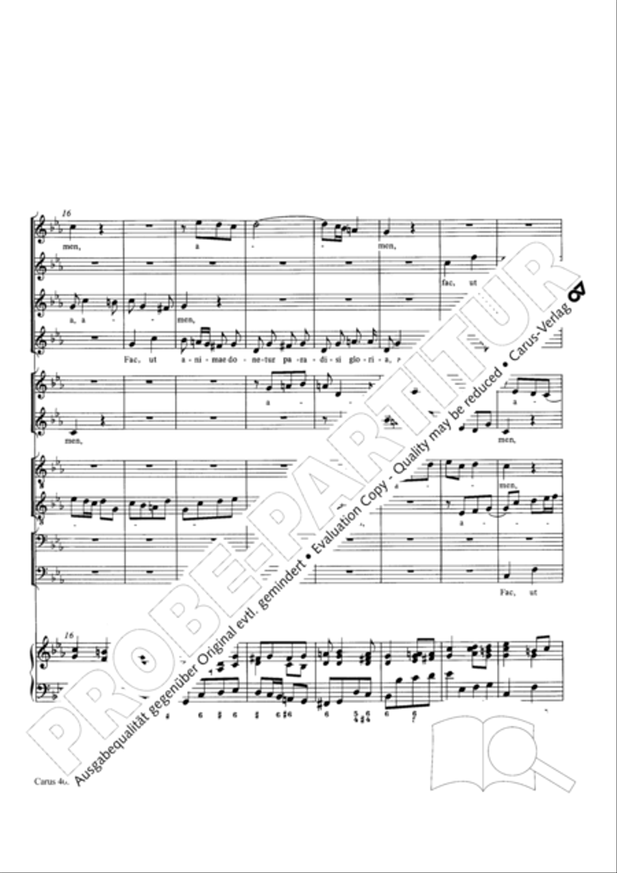 Stabat mater Choir scores gallery preview page 81