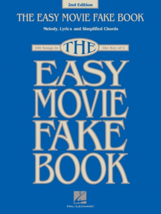 Book cover for The Easy Movie Fake Book – 2nd Edition