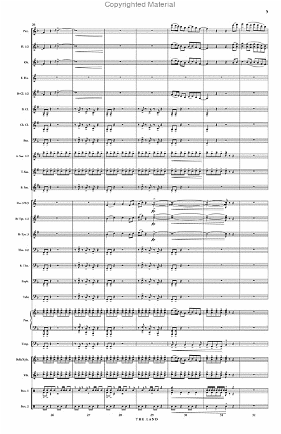 The People The People Concert Band scores gallery preview page 6
