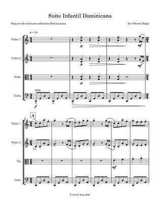 Suite Infantil Dominicana (score and parts)