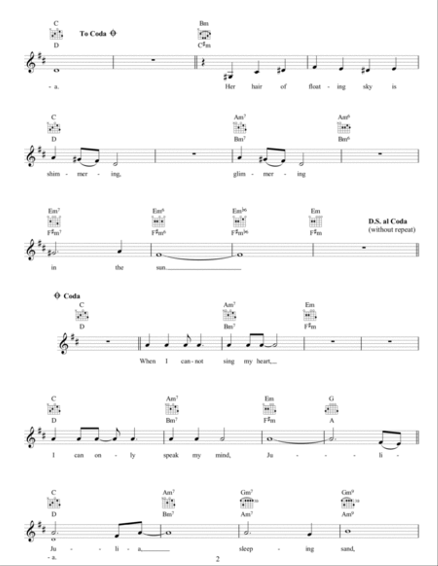 Julia Piano scores gallery preview page 2