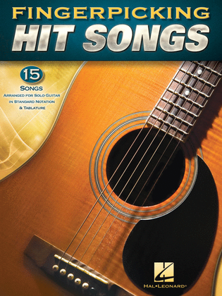 Book cover for Fingerpicking Hit Songs