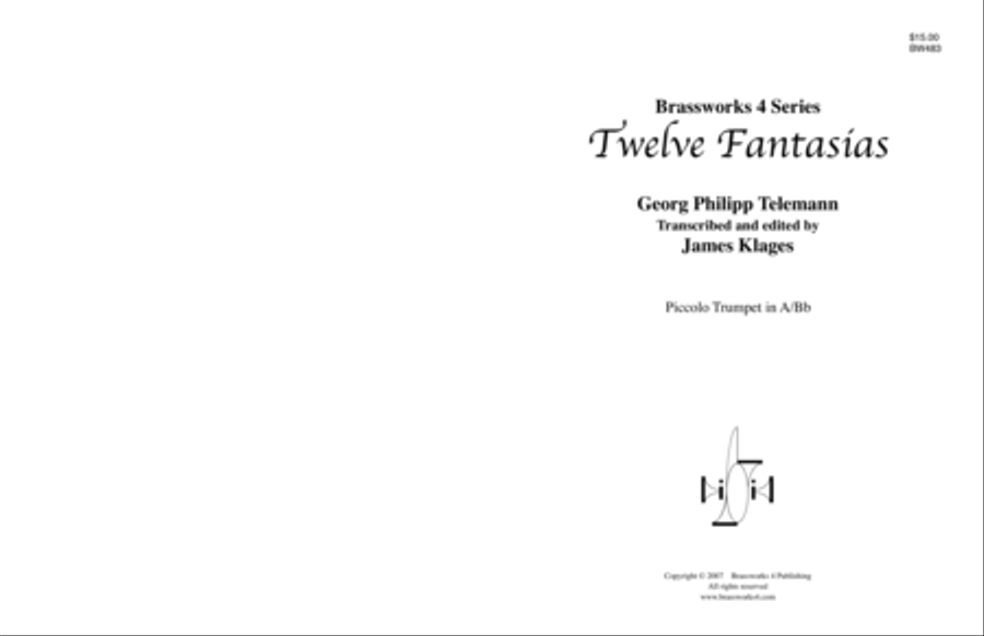 12 Fantasias Cornet scores gallery preview page 1