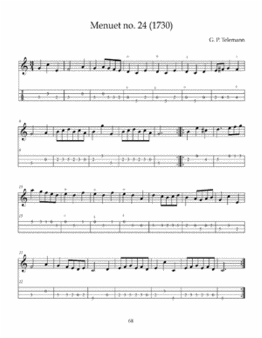 Telemann for Mandolin Telemann for Mandolin Mandolin scores gallery preview page 4