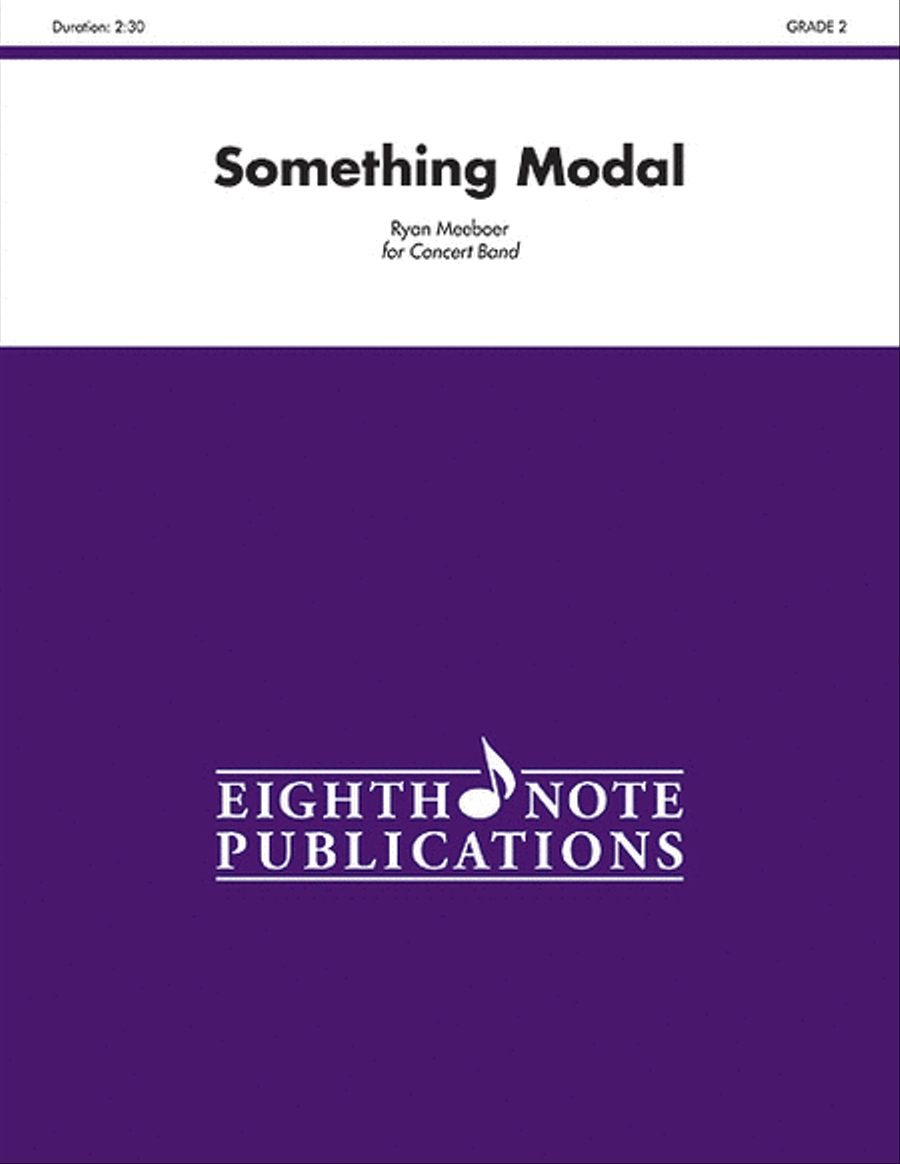 Something Modal Concert Band scores gallery preview page 1