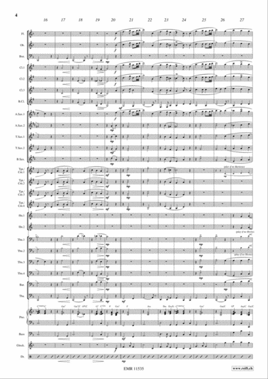 Moulin Rouge Concert Band scores gallery preview page 5