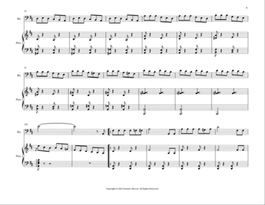 My Name Is John Wellington Wells Woodwind Duet scores gallery preview page 6