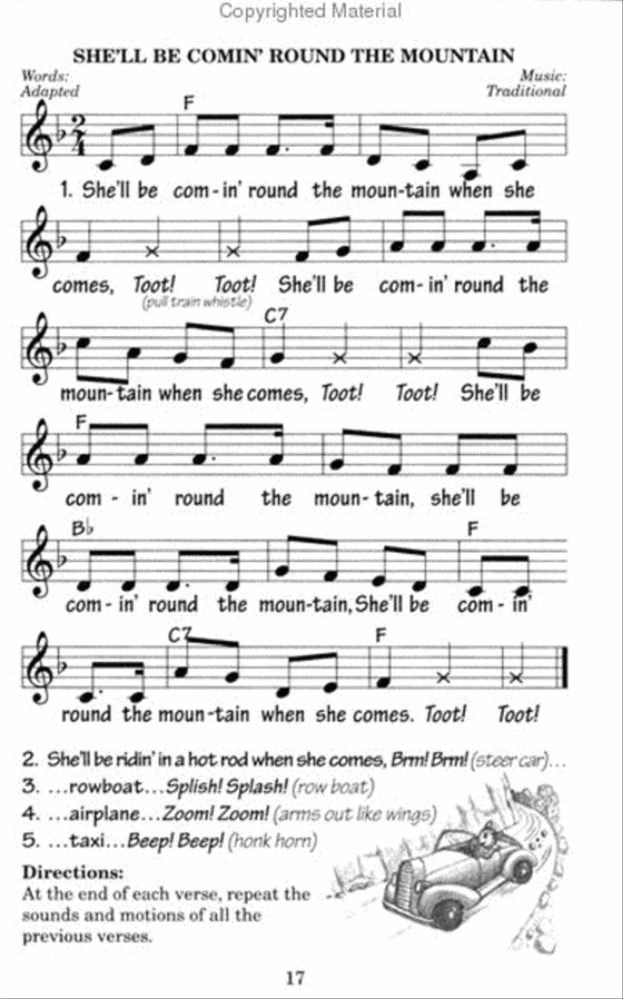 Wee Sing in the Car Children's Choir scores gallery preview page 3
