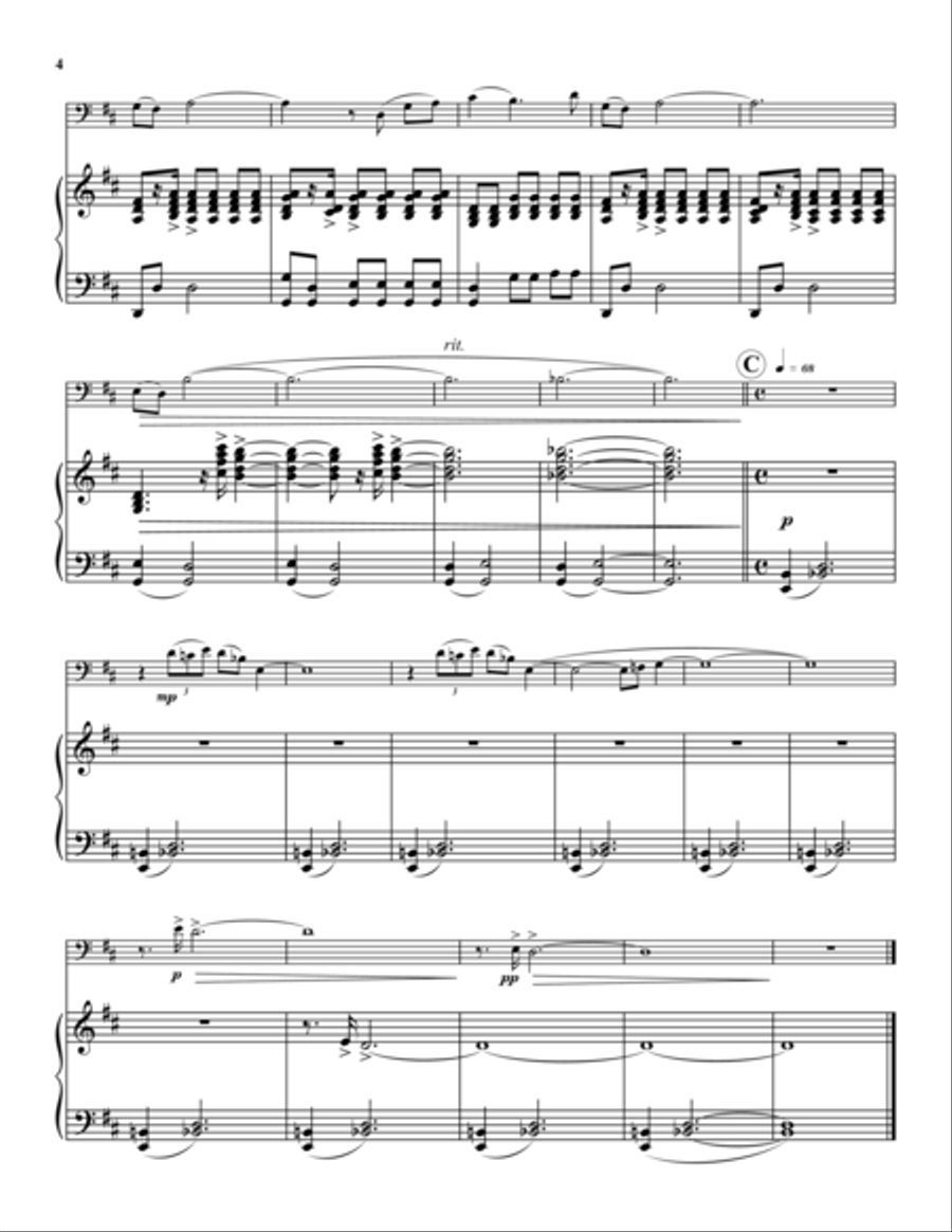 Sonata No. 2 Euphonium scores gallery preview page 6