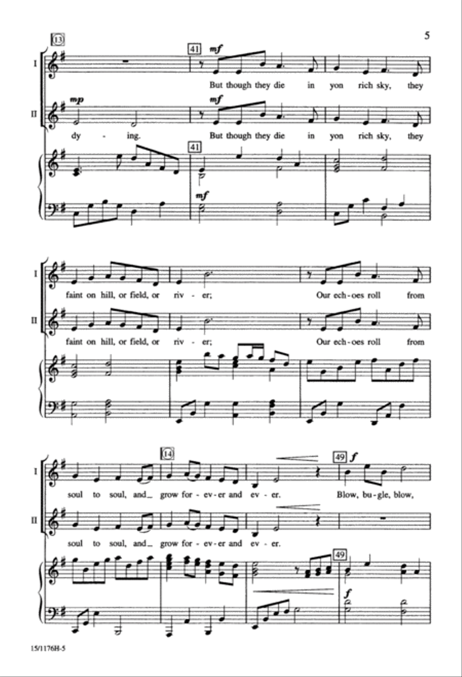 Blow, Bugle, Blow Blow, Bugle, Blow 2-Part scores gallery preview page 5