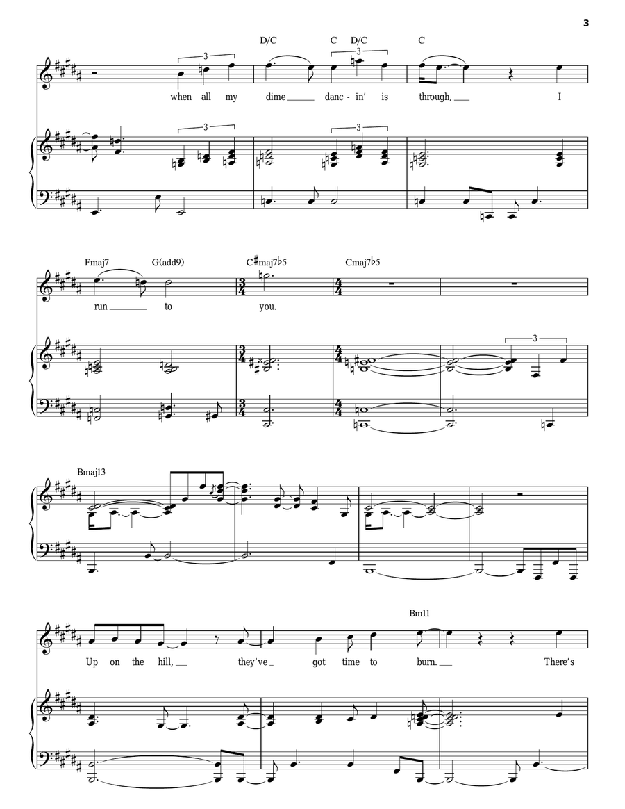Aja Aja Piano, Vocal scores gallery preview page 3