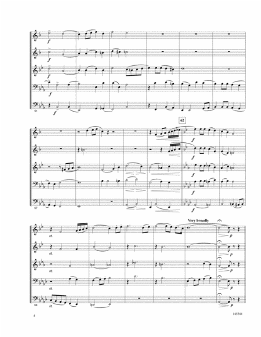 Now I Belong To Jesus Now I Belong To Jesus Brass Quintet scores gallery preview page 4