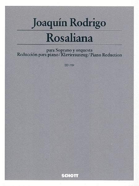 Rosaliana Soprano/piano