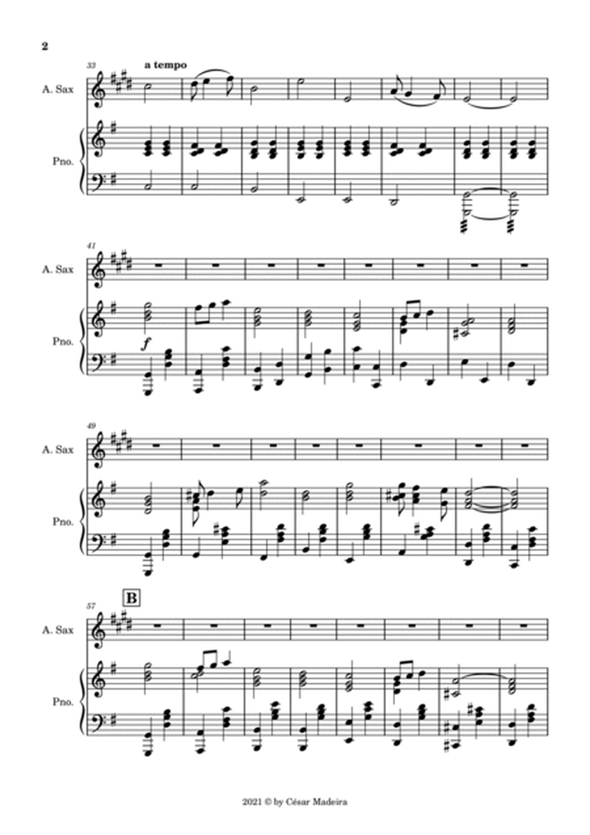 Pomp and Circumstance No.1 - Alto Sax and Piano (Full Score) image number null