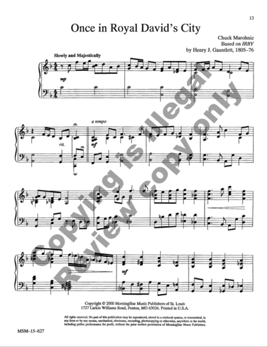 Christmas Jazz: Five Carols for Piano, Set 3 Piano Solo scores gallery preview page 13