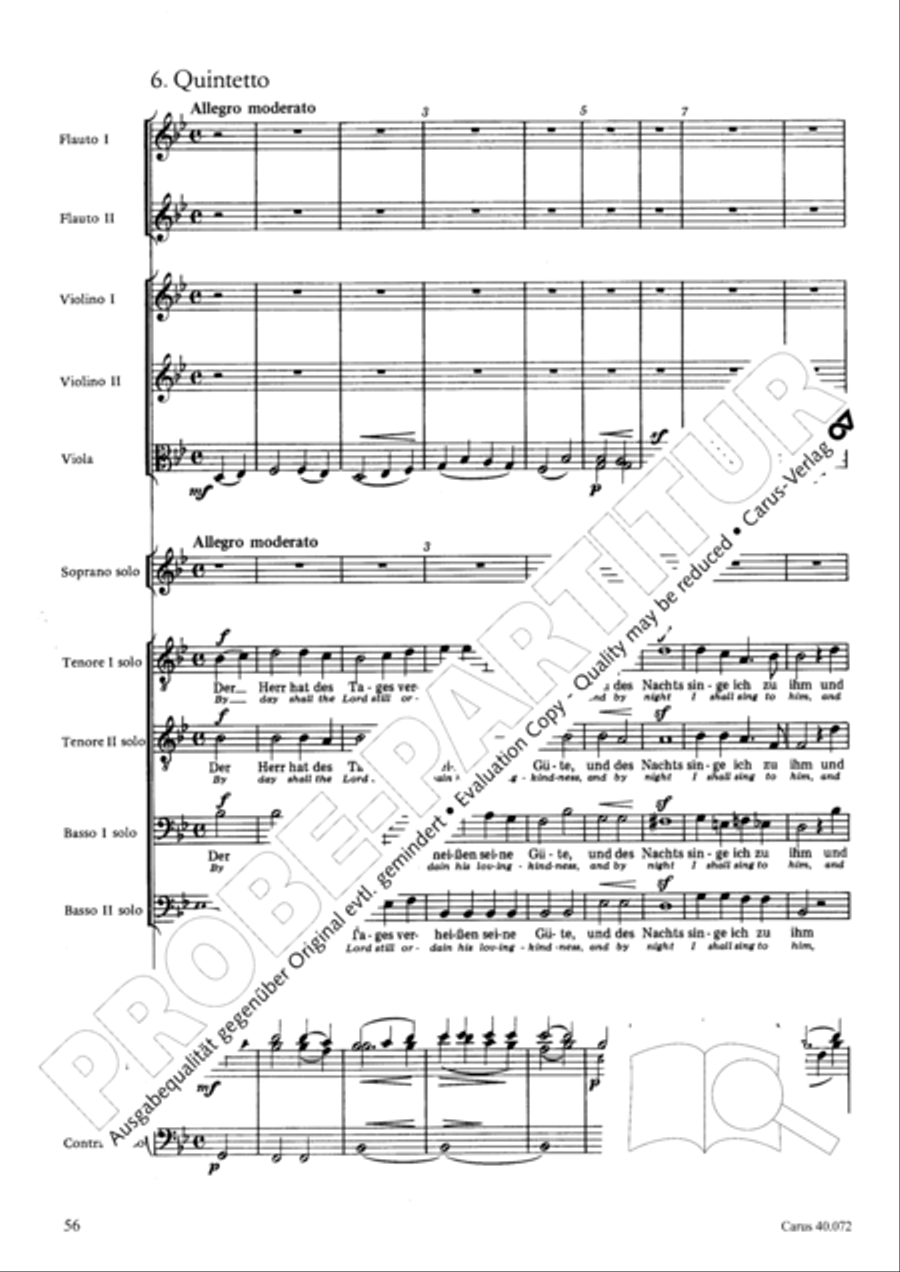 Psalm 42 Psalm 42 4-Part scores gallery preview page 56