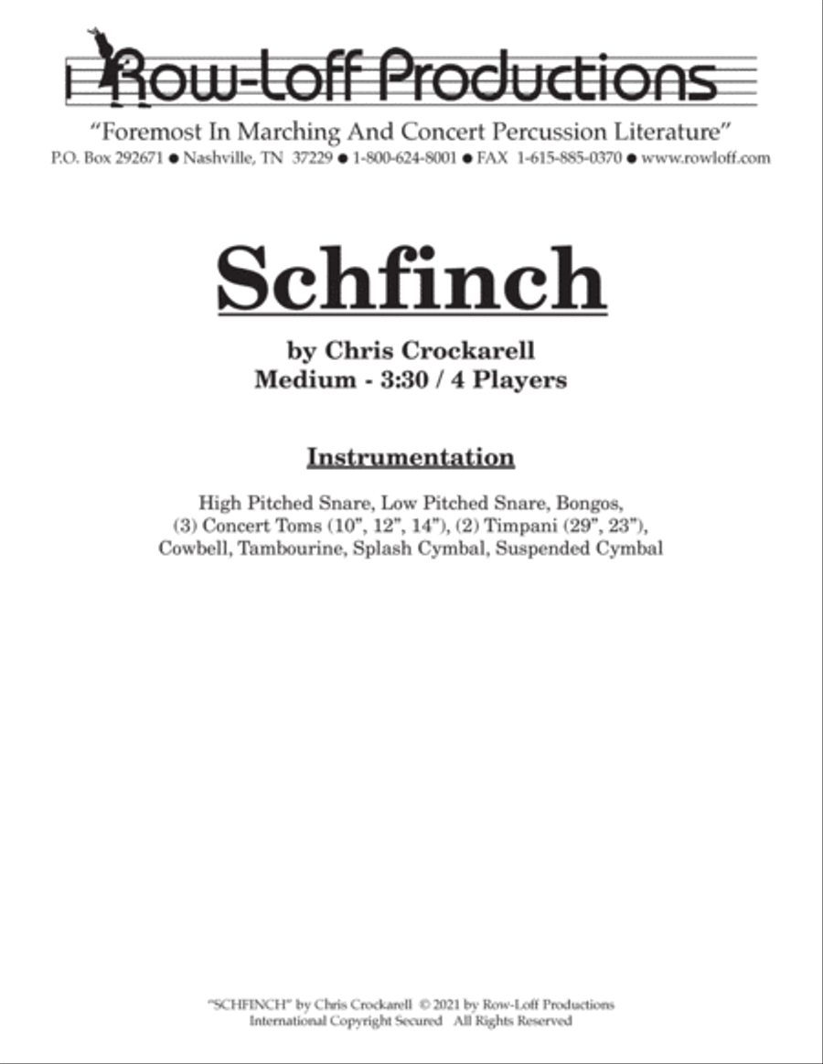 Schfinch School and Community scores gallery preview page 2