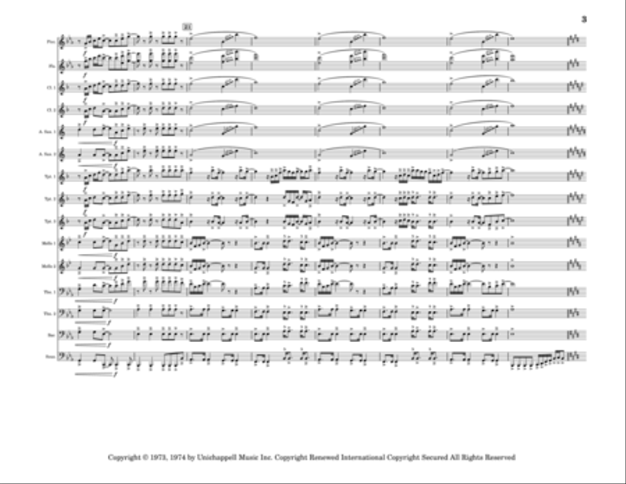 She's Gone She's Gone Marching Band scores gallery preview page 3