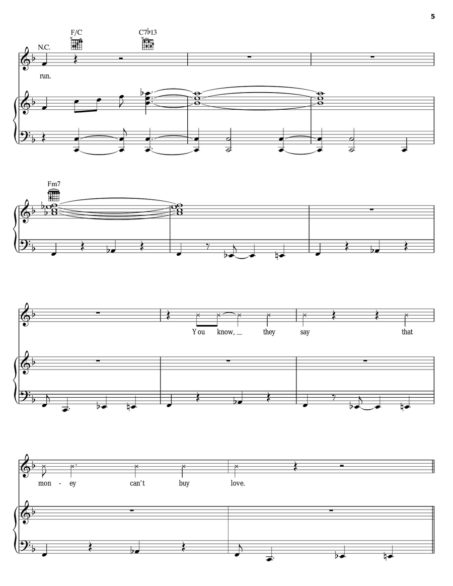 Take The Money And Run Piano, Vocal, Guitar scores gallery preview page 5
