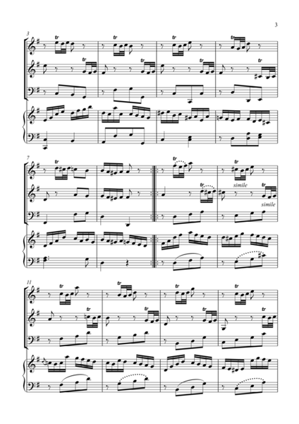 Mozart Klavierkonzert KV 107 II (Voilin,Basson,Piano) 2