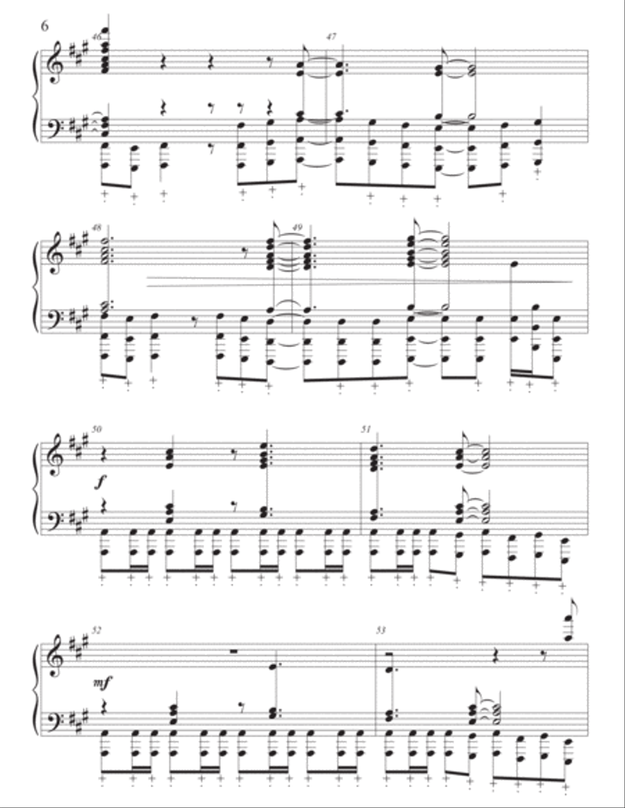 Crazy Train Crazy Train Handbell Choir scores gallery preview page 6