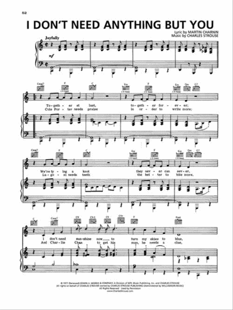 Annie Piano, Vocal, Guitar scores gallery preview page 7