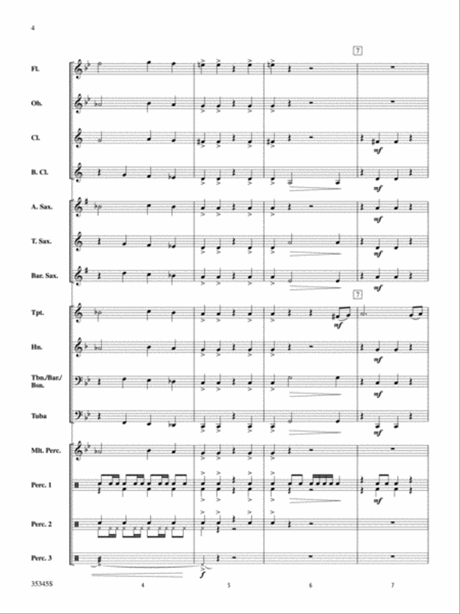Plaza de Toros Concert Band scores gallery preview page 3