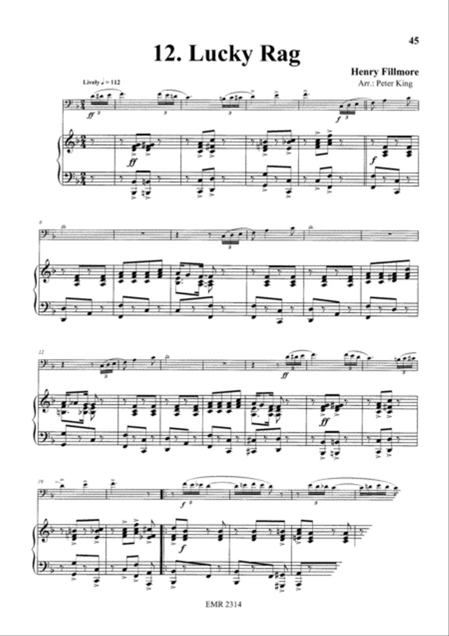 15 Rags Euphonium scores gallery preview page 14