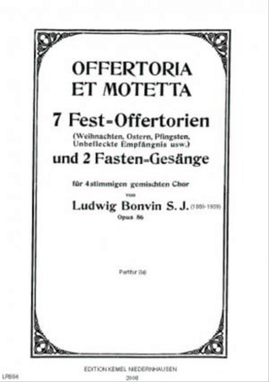 Offertoria et motetta Offertoria et motetta 4-Part scores gallery preview page 1