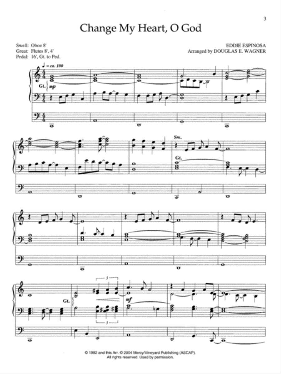 Songs of Praise Organ scores gallery preview page 2
