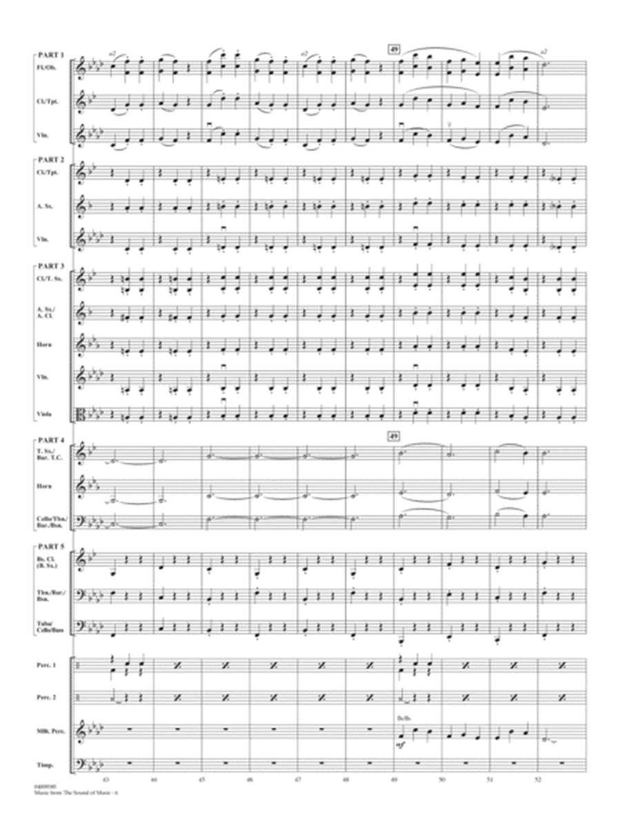 Music from The Sound Of Music (arr. Vinson) - Conductor Score (Full Score)