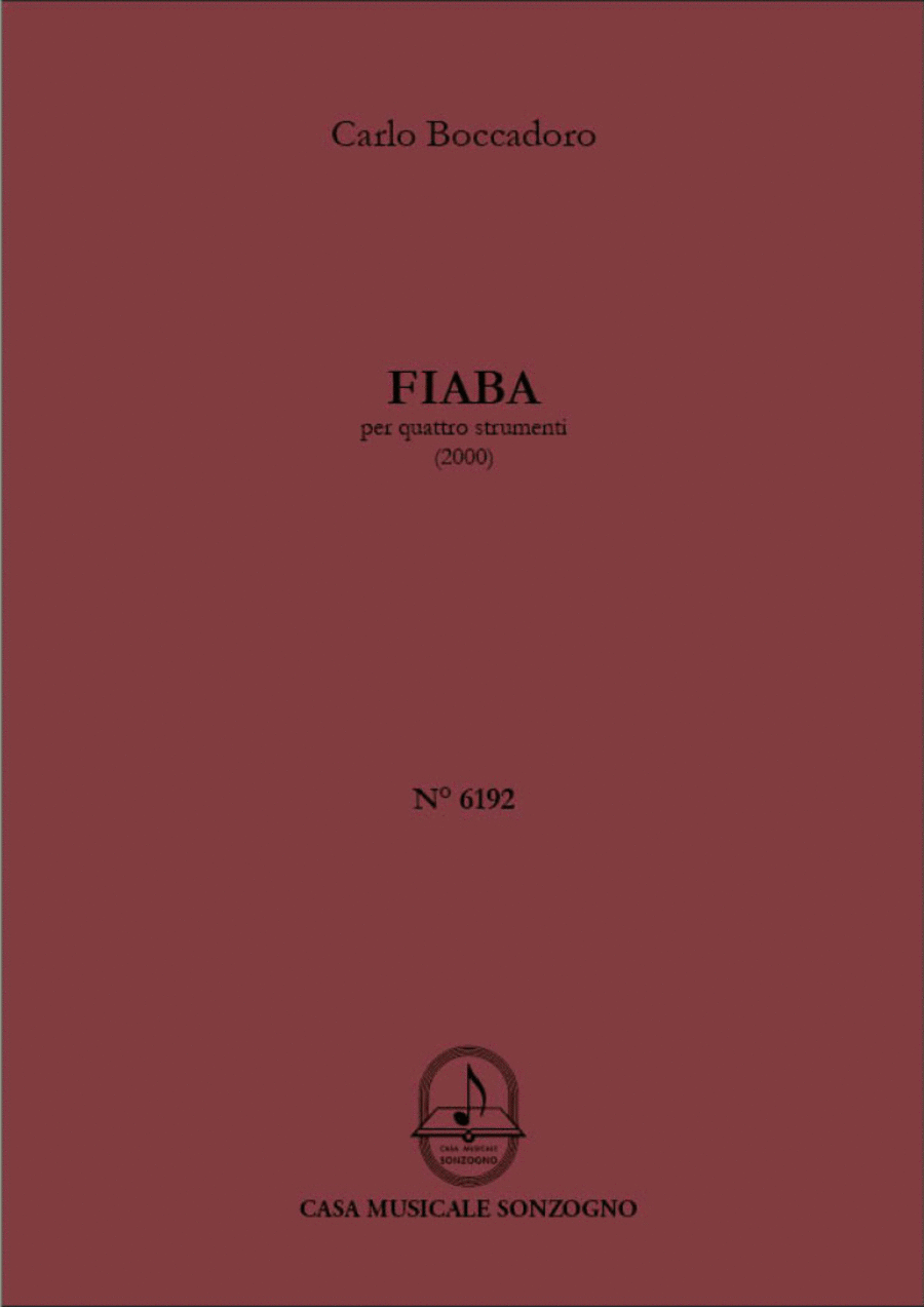 Fiaba Clarinet scores gallery preview page 1