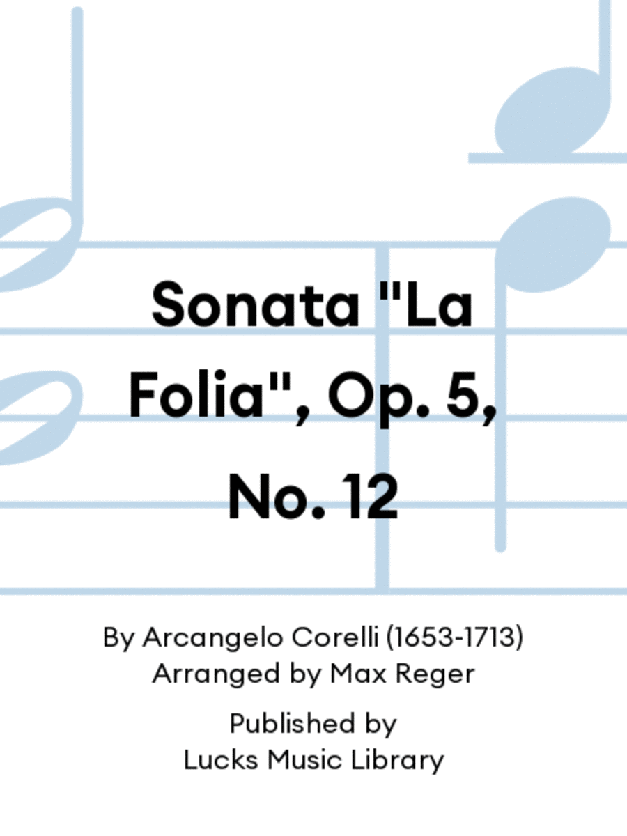 Sonata "La Folia", Op. 5, No. 12