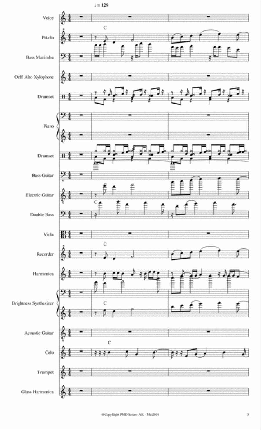 ENDURING OUR LIVE (Tutorial) Large Ensemble scores gallery preview page 3