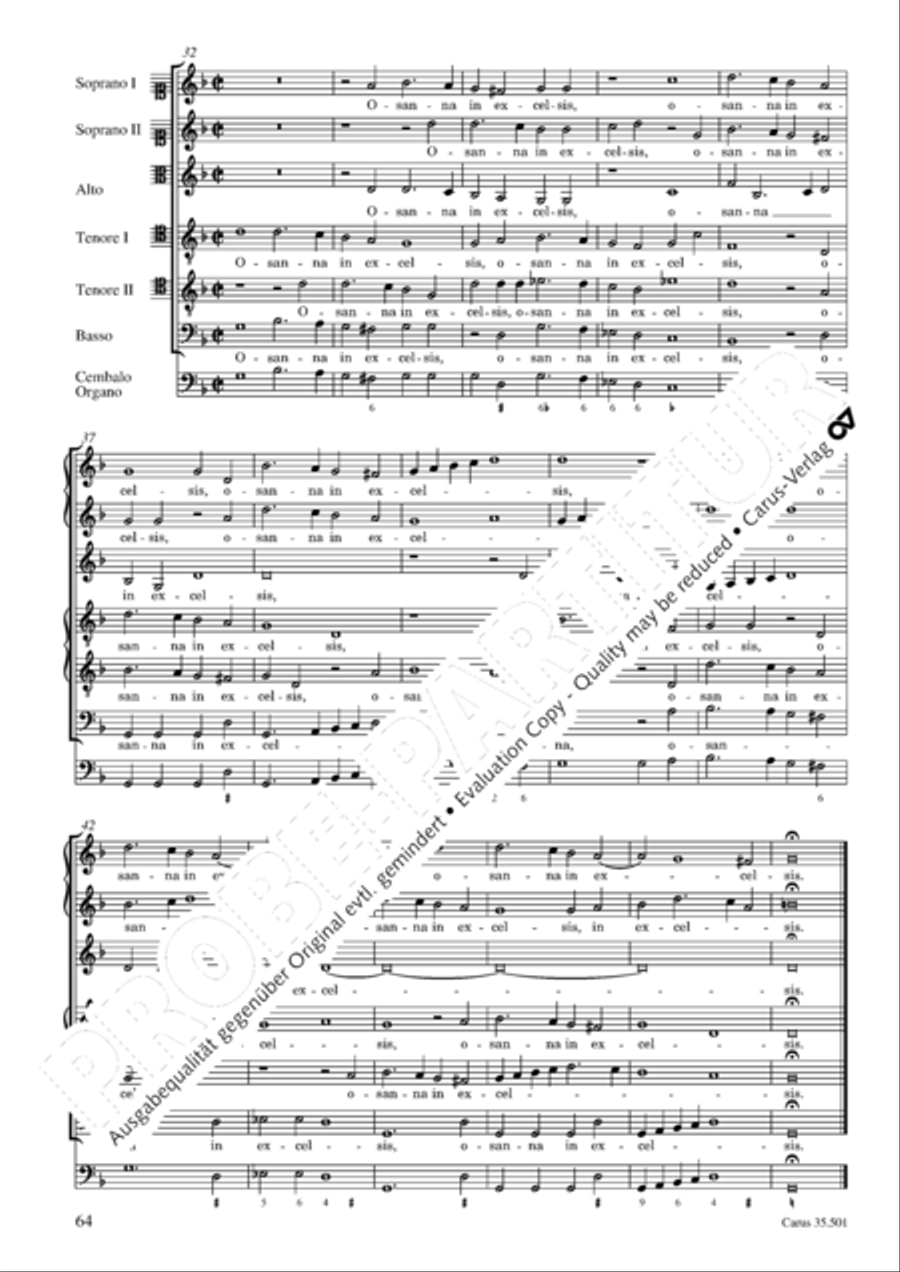 Palestrina: Masses and individual movements Score scores gallery preview page 79